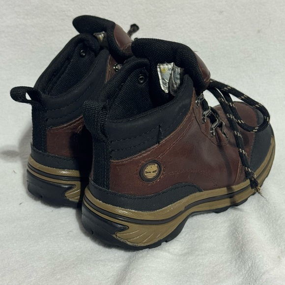Timberland Backroads Boy's Hiking Boot Brown Leather Size 5 Toddler - Picture 3 of 16